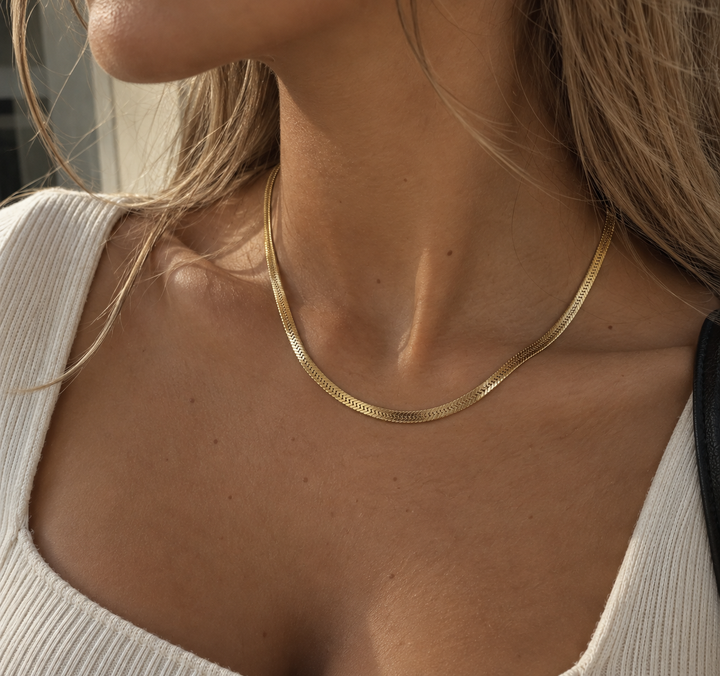 Snake Halskette | 18K vergoldet