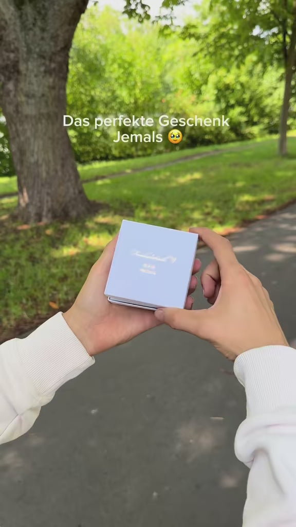 Funkelstück Couple Initialkette Silber Geschenk für Partner Unboxing